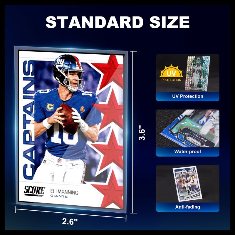 COLQU 2000ct Card Sleeves for Trading Cards  Clear Penny Sleeves  Baseball Card Sleeve  Soft Sports Card Sleeve  Plastic Card Protector Fit for MTG Game Card Standard Cards - Image 3